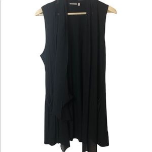 Logo by Lori Goldstein Black Drape Cardigan M